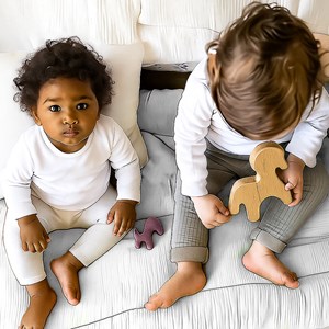 Edredon en coton bio blanc