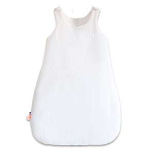 Gigoteuse hiver en coton bio blanc