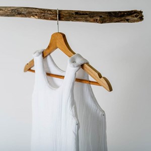 Gigoteuse hiver en coton bio blanc