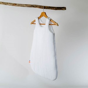 Gigoteuse hiver en coton bio blanc