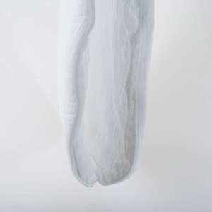 Gigoteuse hiver en coton bio blanc