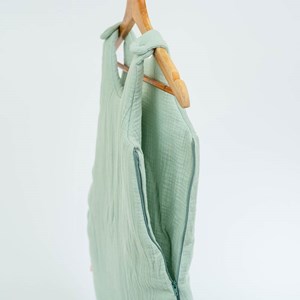 Gigoteuse hiver en coton bio vert