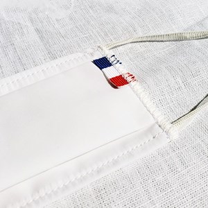 Masque en tissu enfant - blanc