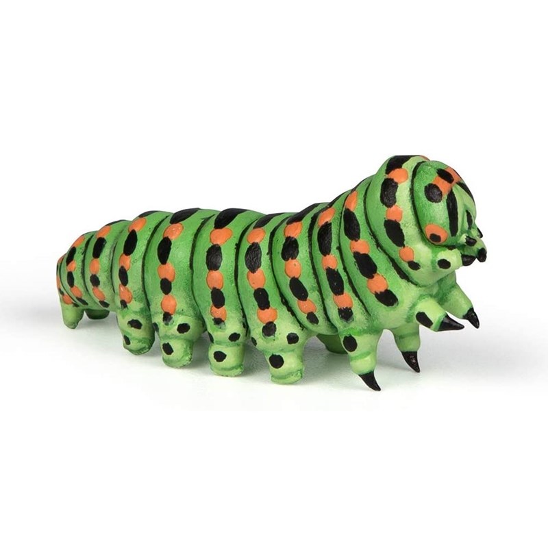 Figurine chenille verte