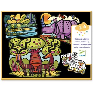 Coloriages animaux de la savane djeco