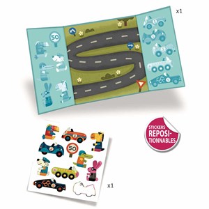 Stickers pour les petits  les voitures
