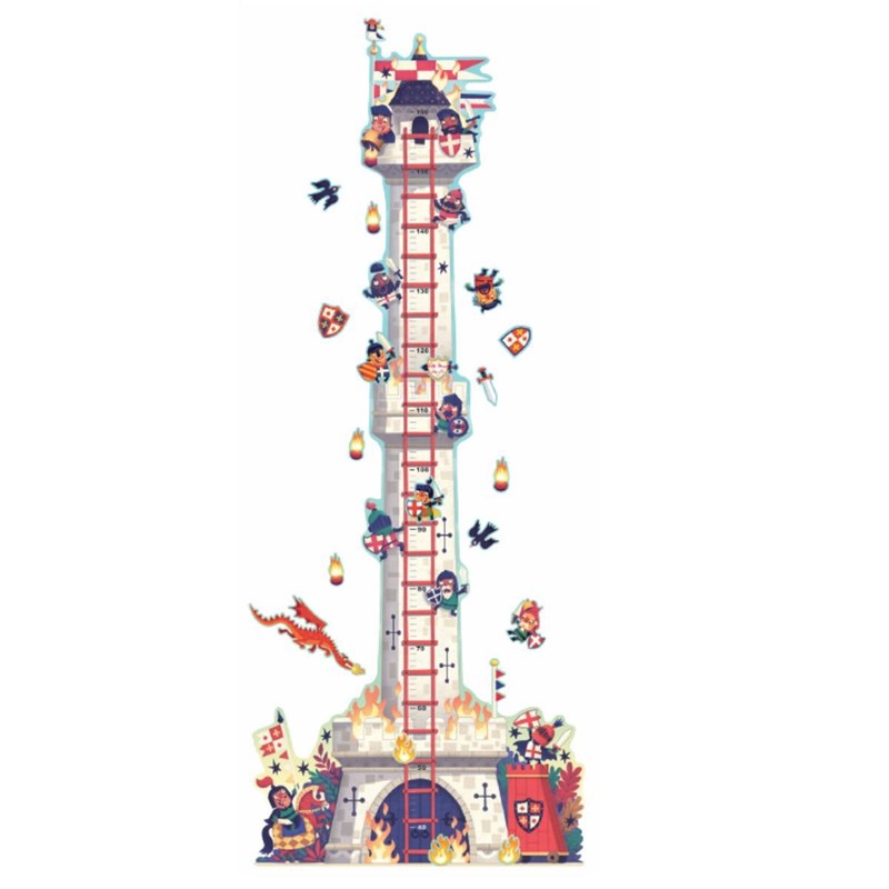 Toise-stickers tour des chevaliers djeco