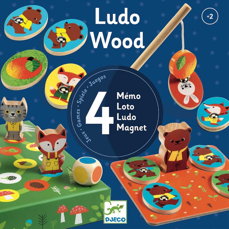 Jeu éducatif ludo bois