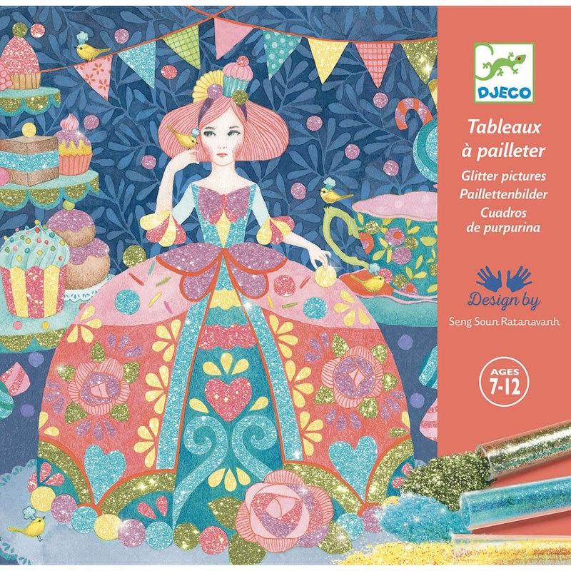 Djeco - Tableau à pailleter rêve éveillé