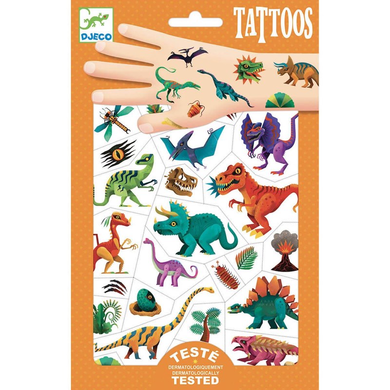 Djeco - Tatouages dino club body art djeco