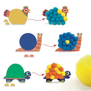 Atelier collage animaux tout doux