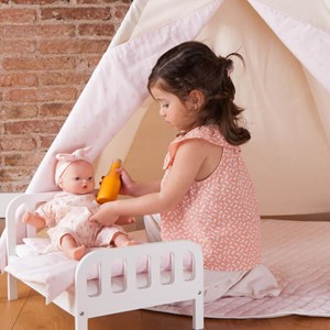 Tapis pour tipi stars rose