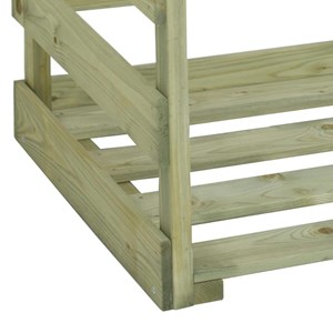 Abri bûches en bois chamonix 1,5 stères