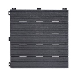 Lot de 6 dalles aspect bois 30x30cm