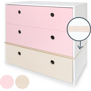 Commode colorflex s pink-w wash