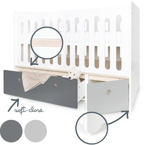 Lit bébé colorflex grey