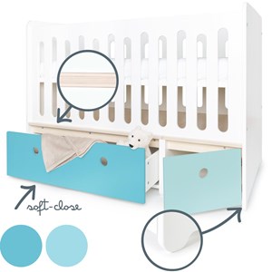 Lit bébé colorflex blue