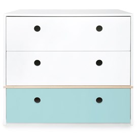 Commode colorflex s white-white-sky blue