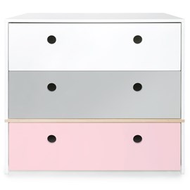 Commode colorflex s white-grey-pink
