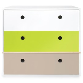 Commode colorflex s white-lime-warm grey