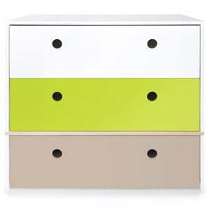 Commode colorflex s white-lime-warm grey