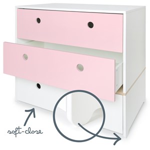 Commode colorflex s sweet pink-white