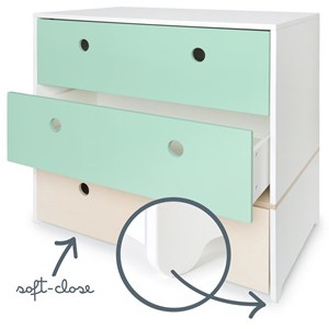 Commode colorflex s mint-mint-white wash