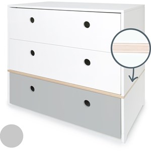 Commode colorflex s white-pearl grey