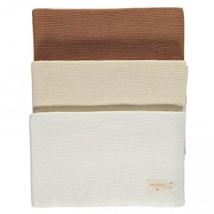 Couverture tricot 70x90cm so natural