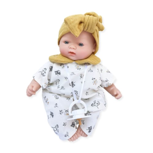 Wookids - Poupée 26 cm nina flowers blanc