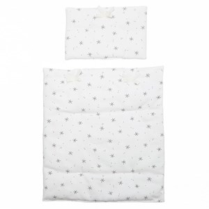 Couverture-oreiller poupée stars blanc