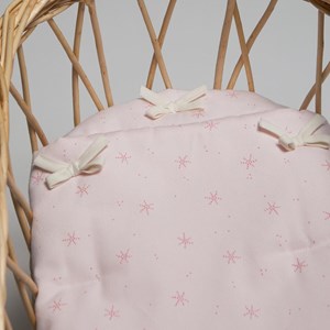 Couverture-oreiller poupée stars rose