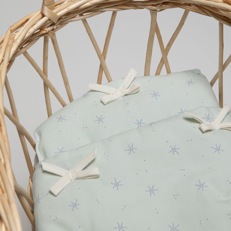 Couverture-oreiller poupée stars vert (Wookids) - Image 1