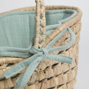 Couffin poupée bobble vert