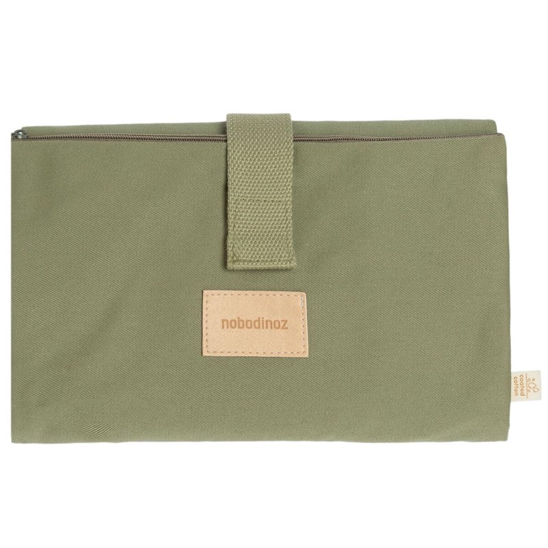 Tapis à langer baby on the go olive