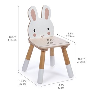 Chaise forêt lapin