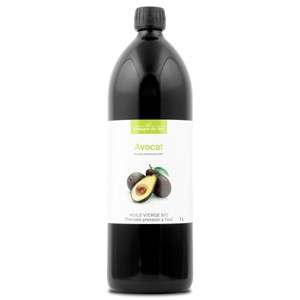 Huile d'avocat bio - 1l - fraîcheur garantie oxycert® - vierge & de 1?? pression