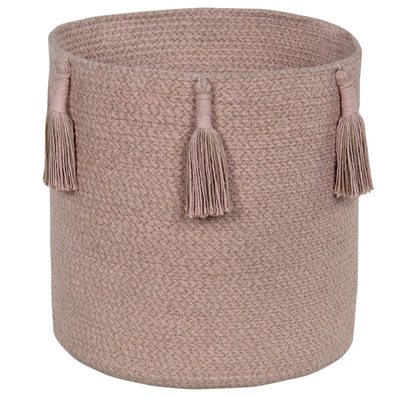 Lorena Canals - Panier 30x30cm woody vintage rose