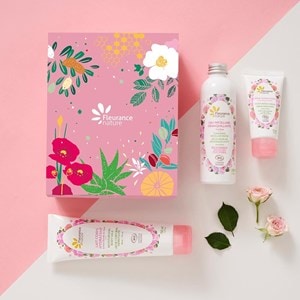 Coffret rose delicat bio