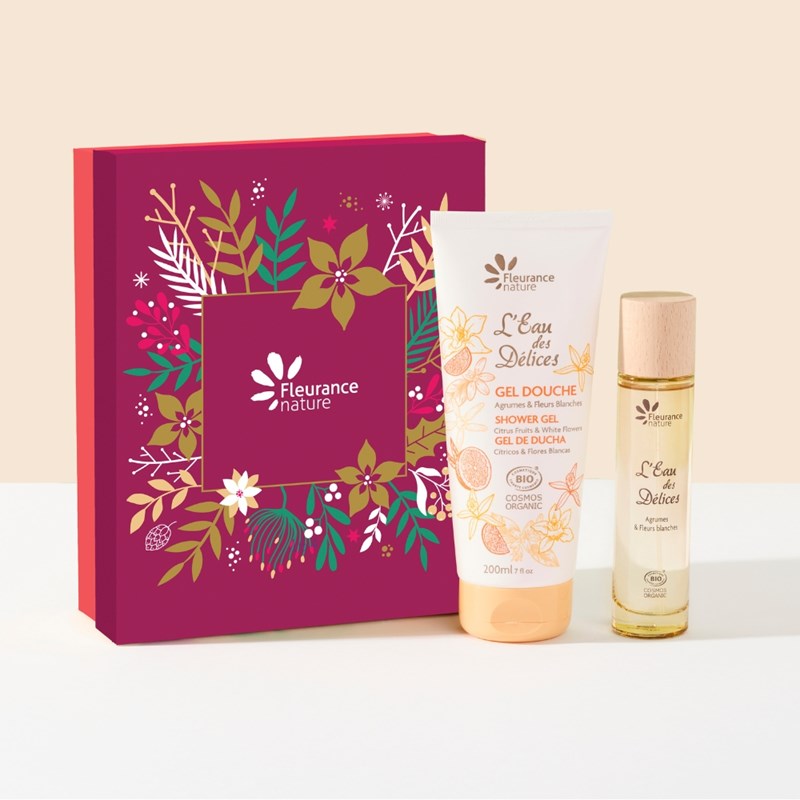 Coffret eau des délices agrumes & fleurs blanches