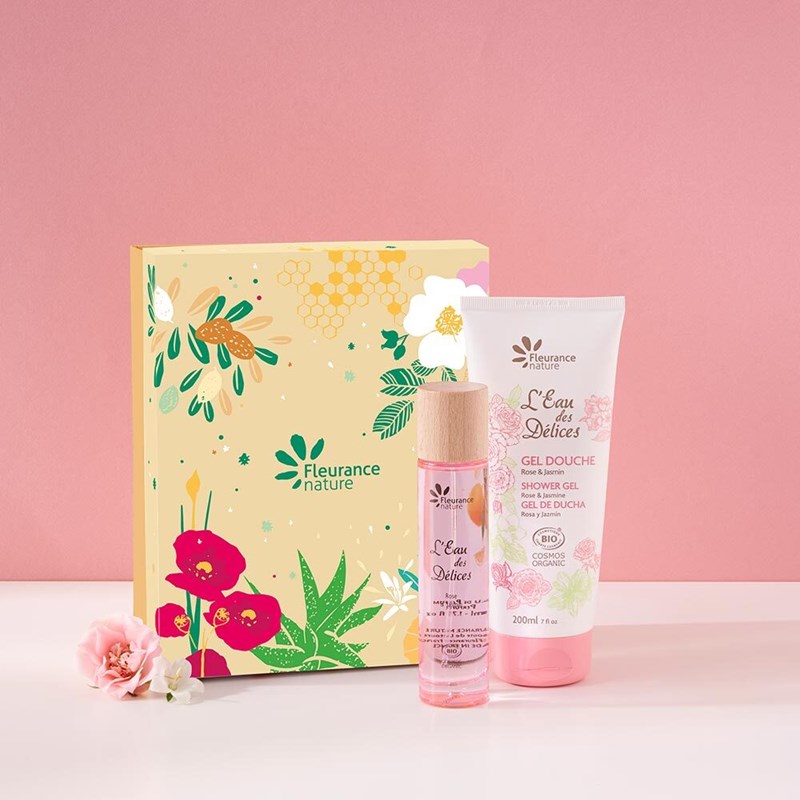 Fleurance Nature - Coffret edd rose jasmin bio