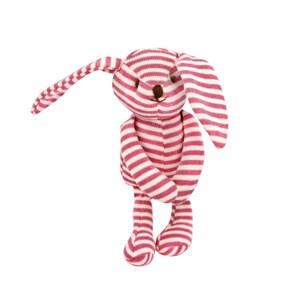 Bouillotte à graines - lapin rayé -