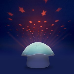 Projecteur d'étoiles champignon bleu