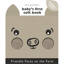 Wee gallery livre d'eveil en noir et bla