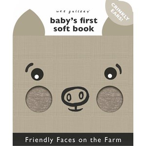 Wee gallery livre d'eveil en noir et bla