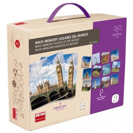 Akros maxi mermory endroits du monde