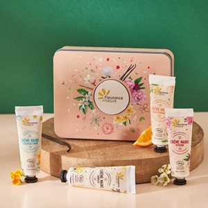Coffret mains vert éveil des sens