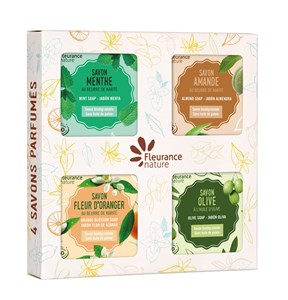 Coffret 4 savons parfumes bio