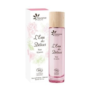 Parfum l'eau des delices rose et jasmin