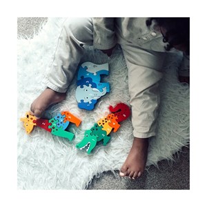 Puzzle crocodile 5 pièces